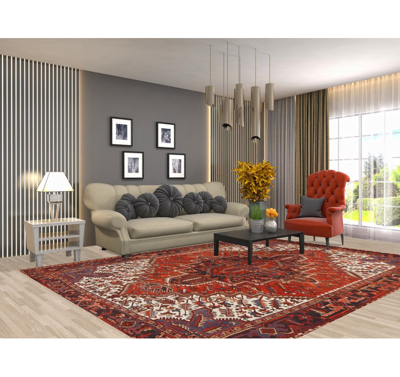 Geometric Traditional Area Rug 8x10