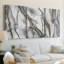«Abstract Ink Fantasy I», toile tendue sur mesure - 3 pièces-1034027803