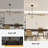 Tais 5 - Light Black LED Kitchen Island Pendant-840683312