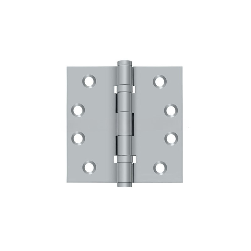 102'' x 102'' Butt Bearing Hinge, Brushed Chrome