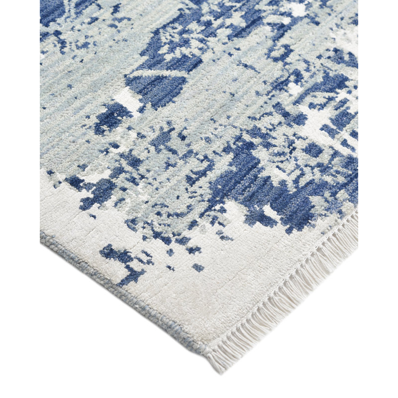 Overdyed One-of-a-Kind 9' 1" X 12' 2" Hand Knotted Area Rug
