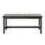 Ensemble de causeuse et table basse d'extérieur 2 pièces avec structure en bois d'acacia, textilène et coussins hydrofuges pour la terrasse et la cour-1213853360