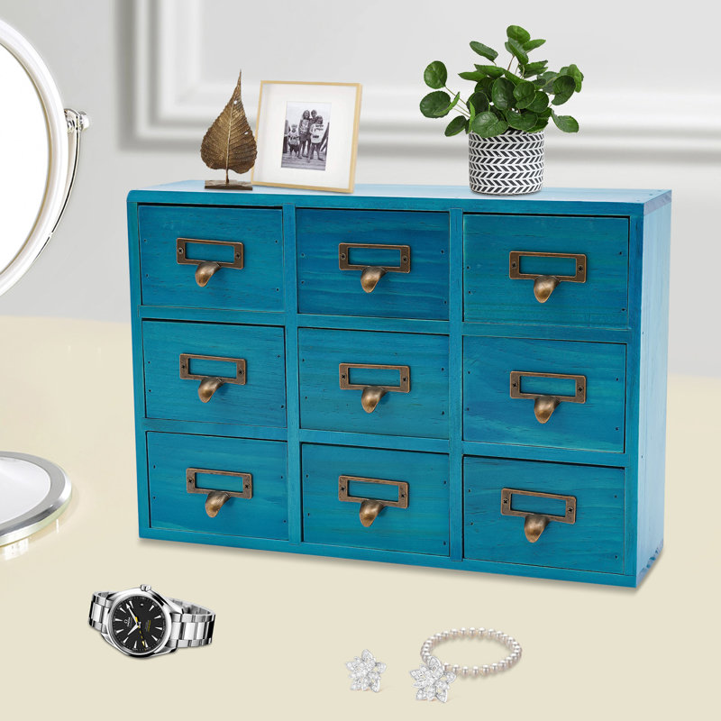 Organiseur de bureau Shurma, Bleu