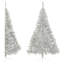 Arbre de Noël artificiel en forme de demi-cercle avec support PET-617682563-617682549