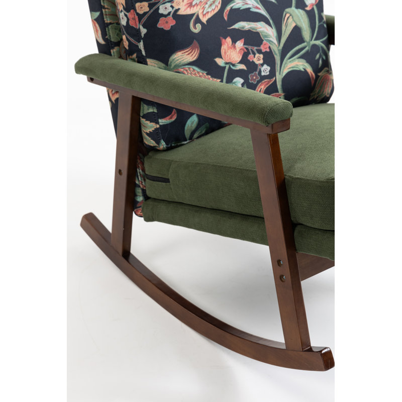 Chaise d'appoint Mid-Century moderne, chaise berçante
