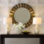 Kelby Round Brass Mirror