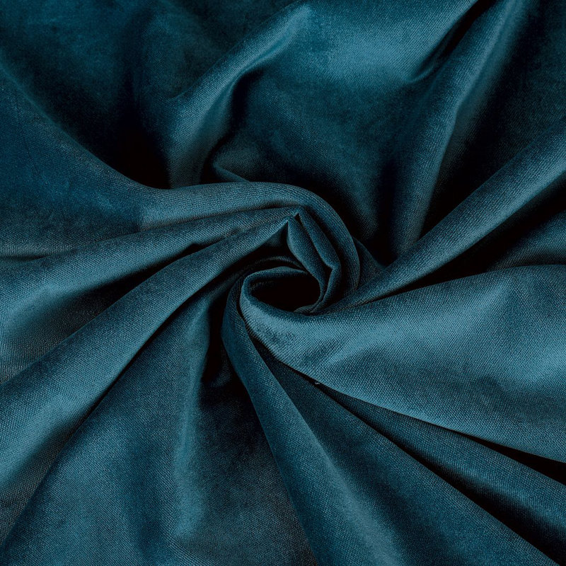 Luxury Matte Velvet Round Tablecloth, 34 Midnight Green