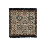 Rug & Kilim’S Transitional Rug In Beige-Brown And Blue Medallion Pattern