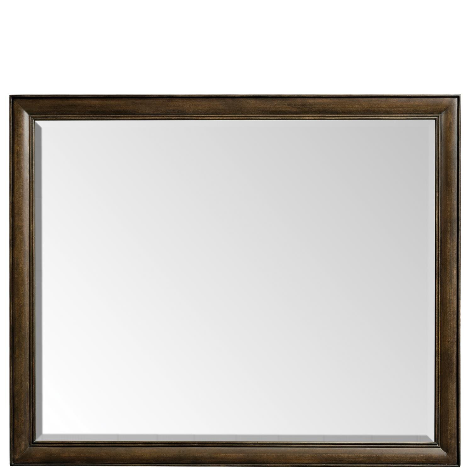 Lark Manor Ahlan Wood Flat Wall Mirror | Wayfair