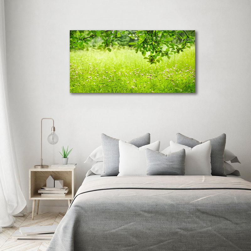 Green Meadow - Wrapped Canvas Print