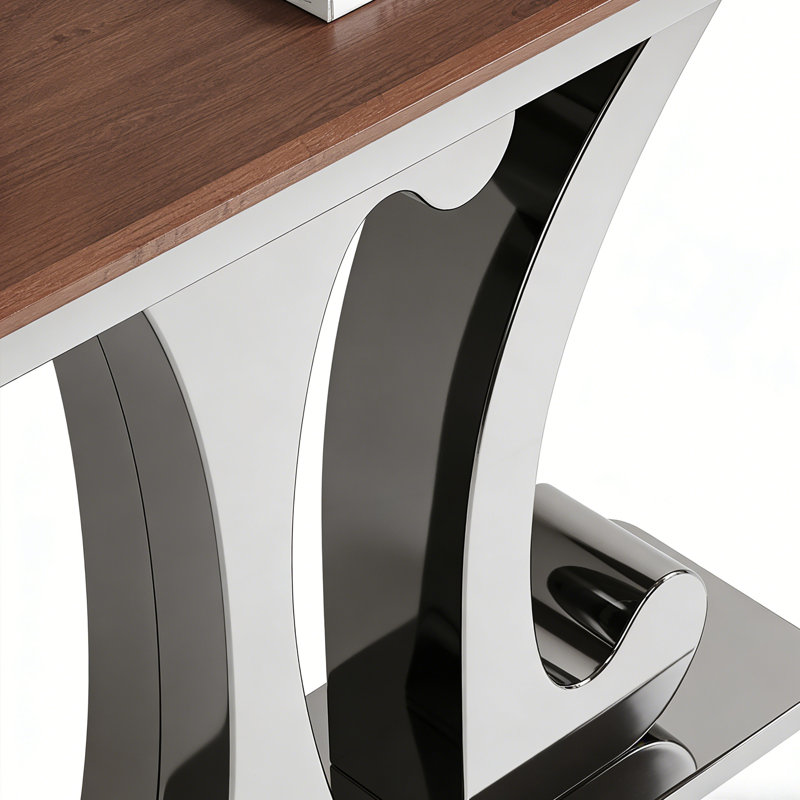 Console en métal de style moderne, H 33,4 po x l 47,2 po x P 13,7 po