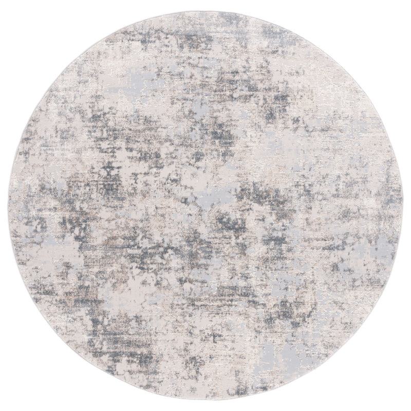 Continental Performance Abstract Rug, Round 6'7"