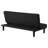 Black Tufted Convertible Sofa Bed