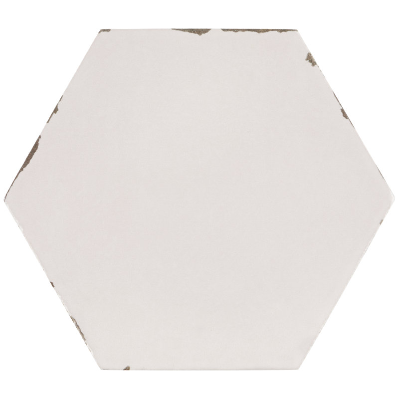 Carrelage mural et de plancher en porcelaine hexagonale 6 po Palo Alto Hexagon, Rosé