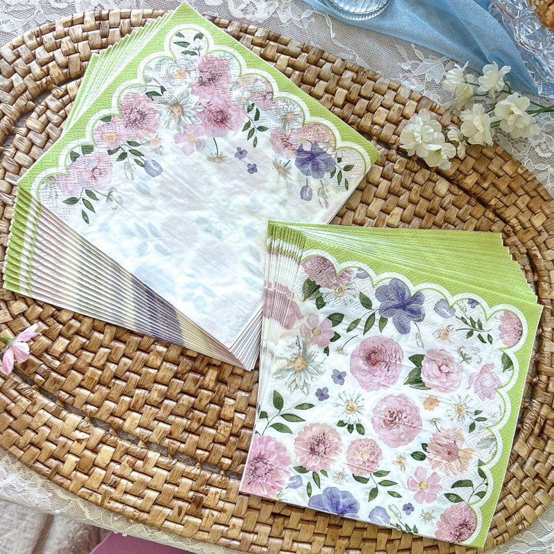 Ensemble de 30 serviettes en papier Tea Time Party