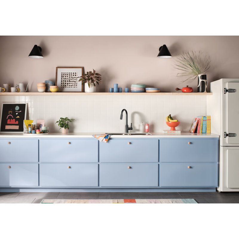 Robinet de cuisine à poignée simple Genta LX avec technologie Power Boost et Duralock, Noir mat