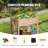 Carlishia Wood Raised Garden Bed