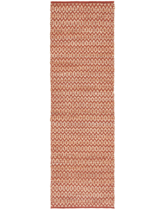Tapis en chanvre Cleckheat, Tapis de couloir de 2 pi 6 po x 8 pi