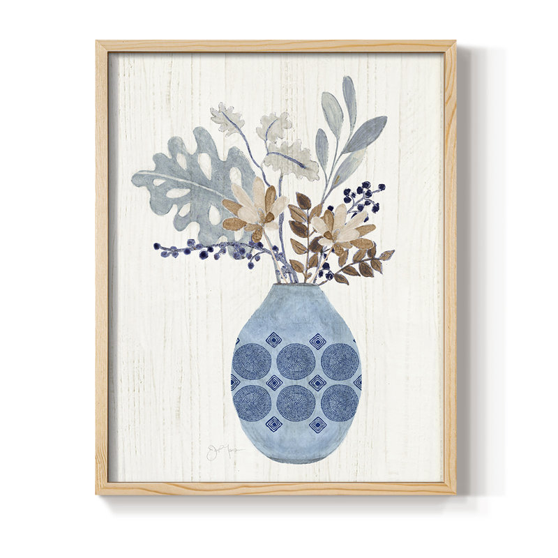 Boho Arrangement II Framed Print - Solid Wood, 21" H x 17" W