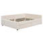 Lit plateforme double tapissier avec USB et 2 tiroirs-540640842