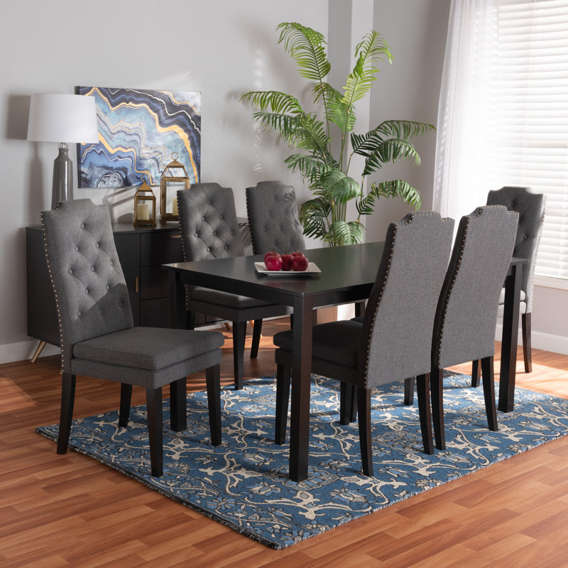 Ensemble repas pour 6 personnes Marblehead, Gris clair