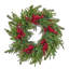 24" Natural Touch With Berry Wreath-131264257