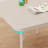Folding Table And Chairs Set Of 3, Portable Table And Chair With Pu Soft Cushion,Suitable For Eating,Reading And Playing
