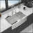 33*22*10 Inch Kitchen Sink Stainless Steel 16 Gauge Topmount Apron Front Kitchen Sink