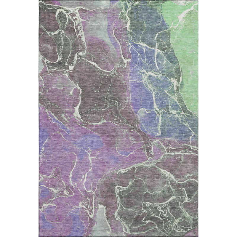 Premium Machine Washable Verlin AMF1782 Contemporary Rug, Rectangle 8' x 10'