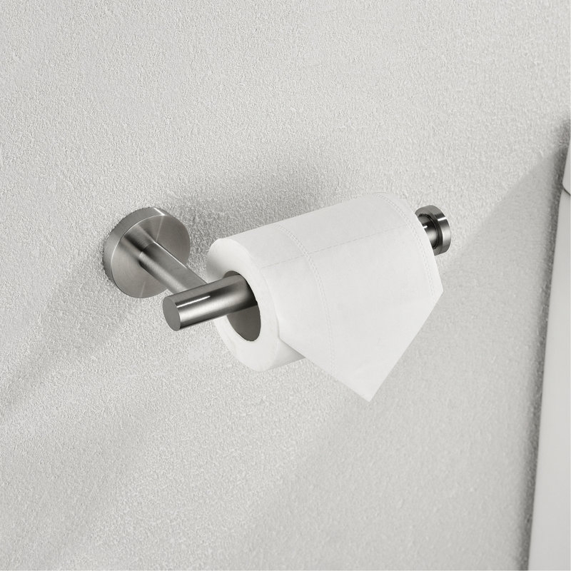 5 Piece Bathroom Towel Rack Set Wall Mount, Brushed Nickel