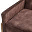 Fauteuil d'appoint à dossier capitonné Matson-857057013
