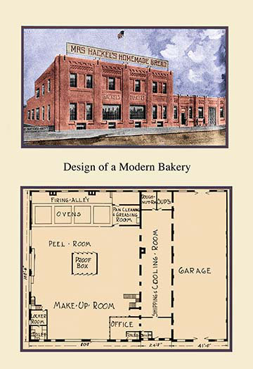 « design of a modern reboulangerie » par geo e. miller, impression