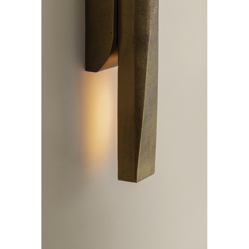 Applique murale intégrée à 2 lumières DEL à intensité variable Oulu 2,75 po, H 19,75 po x l 2,75 po x P 2,5 po, 800, 13