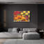  «Harvest Time» par Fiona Stokes-Gilbert, art mural en verre acrylique, 36 po x 24 po