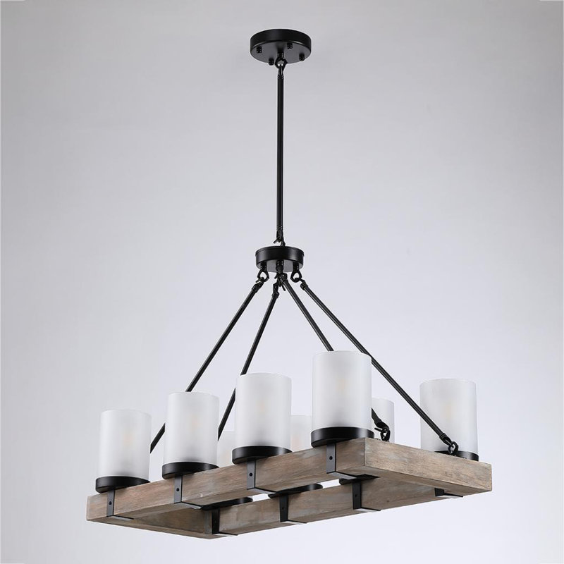 Dirit 8 - Light Black/Gray Kitchen Island Pendant