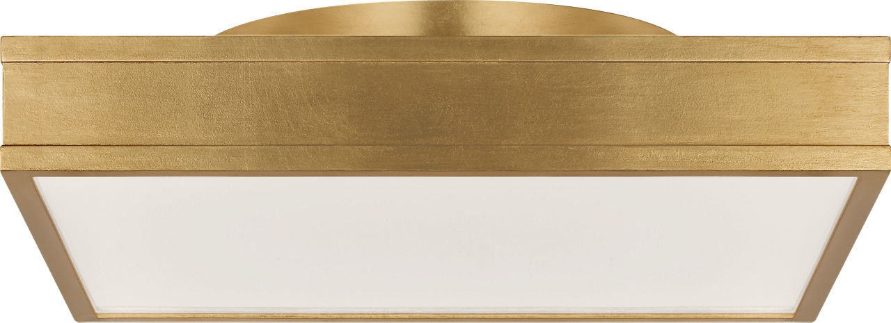 Radcliff Single Light Flush Mount, Gild, 4" H x 16" W x 16" D