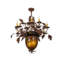 Rustic Lodge 11 - Light Glass Chandelier
