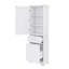 Armoire de rangement autoportante avec deux tiroirs de différentes tailles et tablette peinte-1262907598