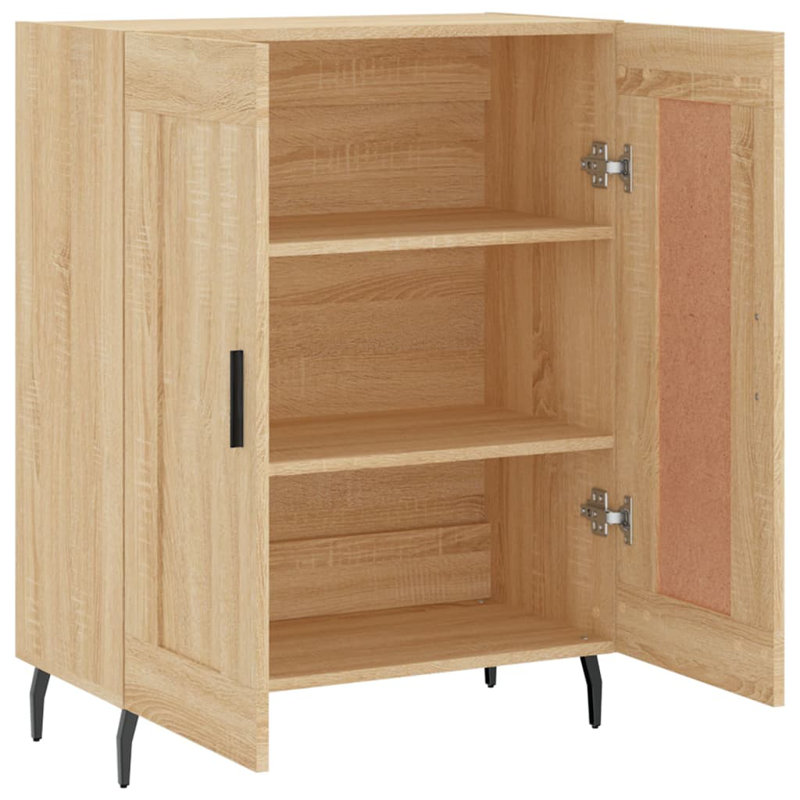 vidaXL Sideboard Cabinet Storage Cabinet Side Cabinet Cupboard Engineered Wood, Sonoma Oak