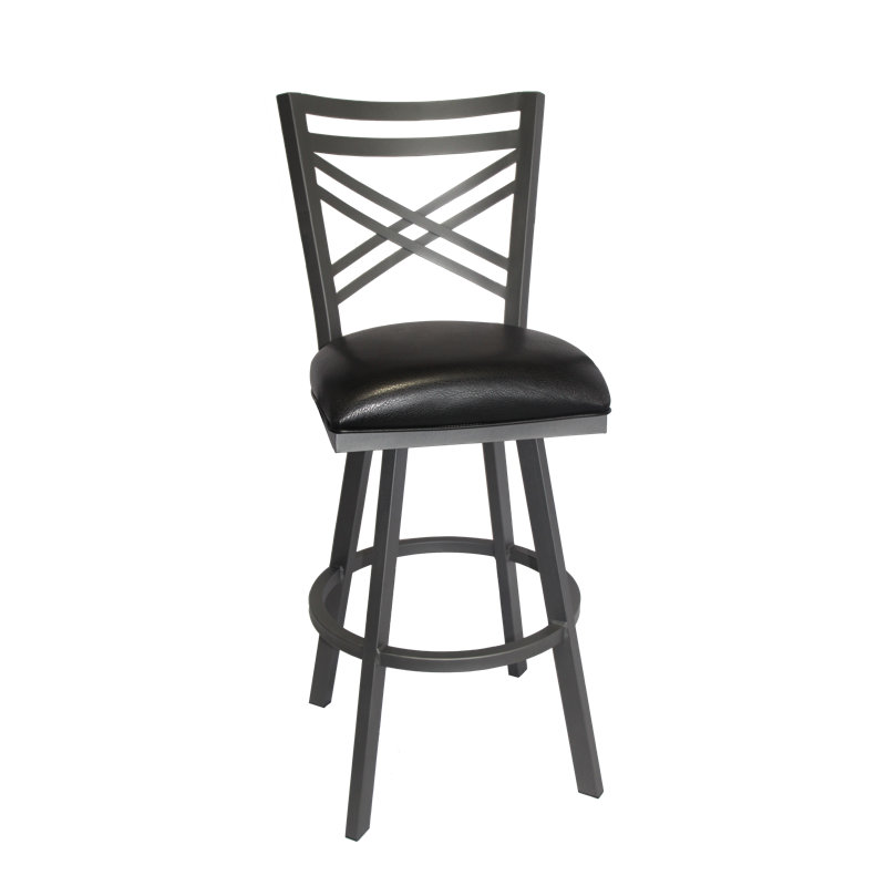 Tabouret de bar et de comptoir Acker, Tabouret de comptoir (siège d'une hauteur de 26 p