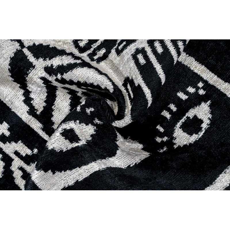 Abstract Velvet Throw Pillow