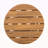 Outdoor Acacia Wood Patio Side Table, Round Coffee Table For Backyard, Lawn, Balcony-362563079