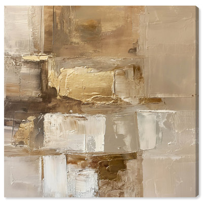 «Sandstorm Canvas», art mural abstrait coloré par Art Remedy