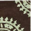 Tapis floral en laine et en viscose touffeté à la main Candelo-1030134390