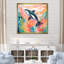 «Aquatic Elegance Dolphin Impression», art mural dauphin animaux-568136452-601125633