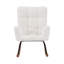 Chaise berçante rembourrée avec dossier haut Comfy