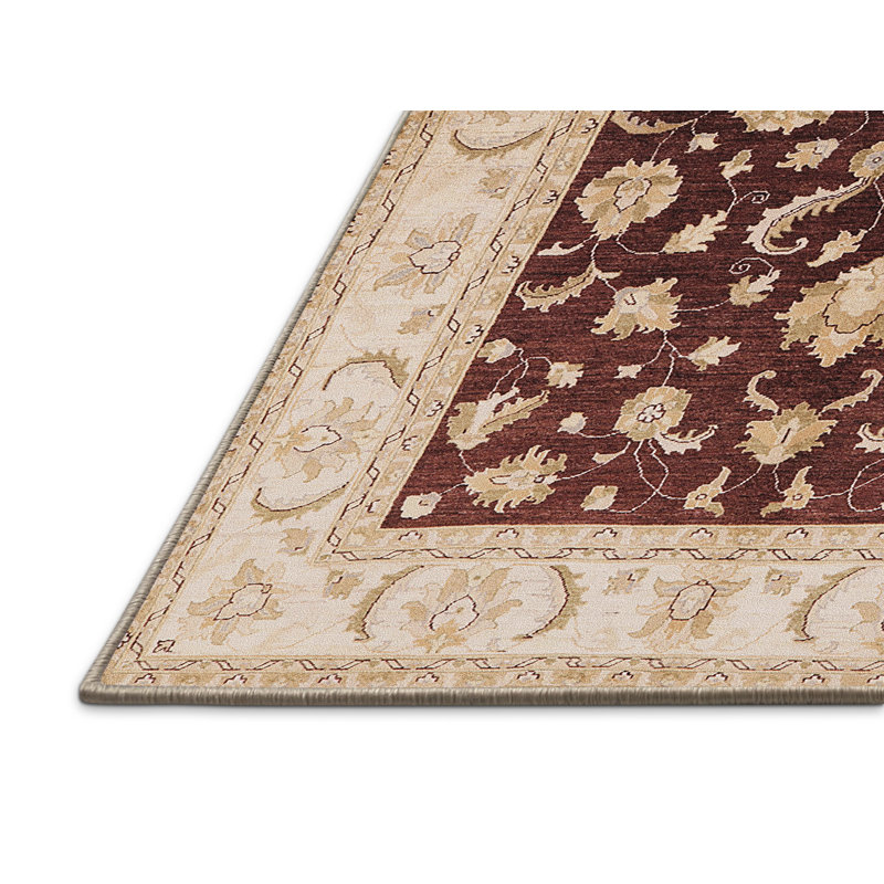 Tapis beige / brun Wyeth, Rectangle 2 pi x 4 pi