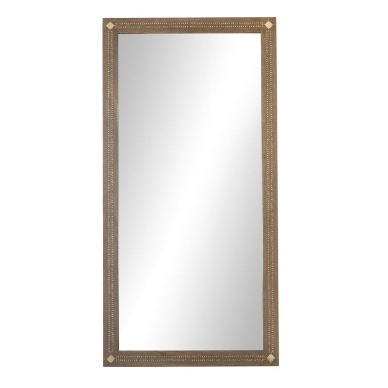 Timil Rectangle Solid Wood Mirror