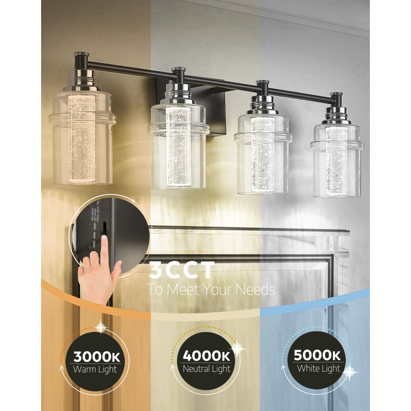 4 - Light Dimmable LED Vanity Light