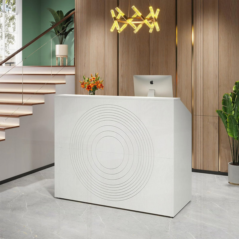 Table de réception Modern, Blanc